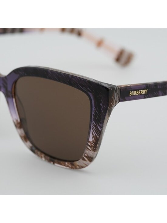 Burberry BE4487 422073 Sunglasses Check Rose Cat Eye Frame, Brown Lenses main image 4
